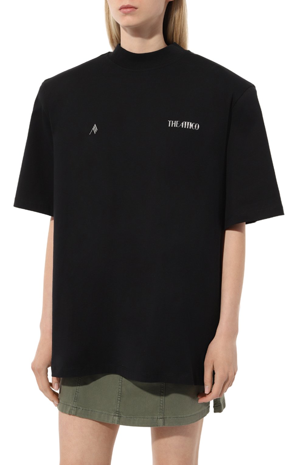 Хлопковая футболка THE ATTICO, арт. 241WCT173/J025, фото 3