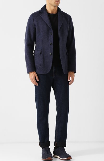 Замшевые кроссовки week end walk на шнуровке LORO PIANA, арт. FAG4290, фото 2