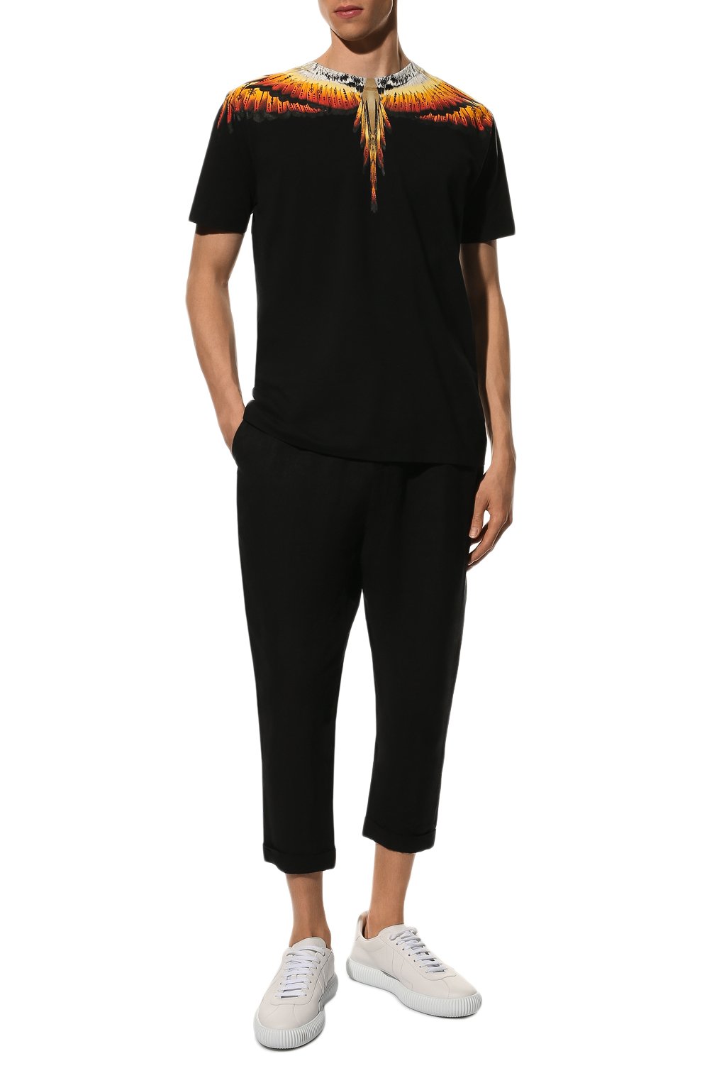 Хлопковая футболка MARCELO BURLON, арт. CMAA018S22JER004, фото 2