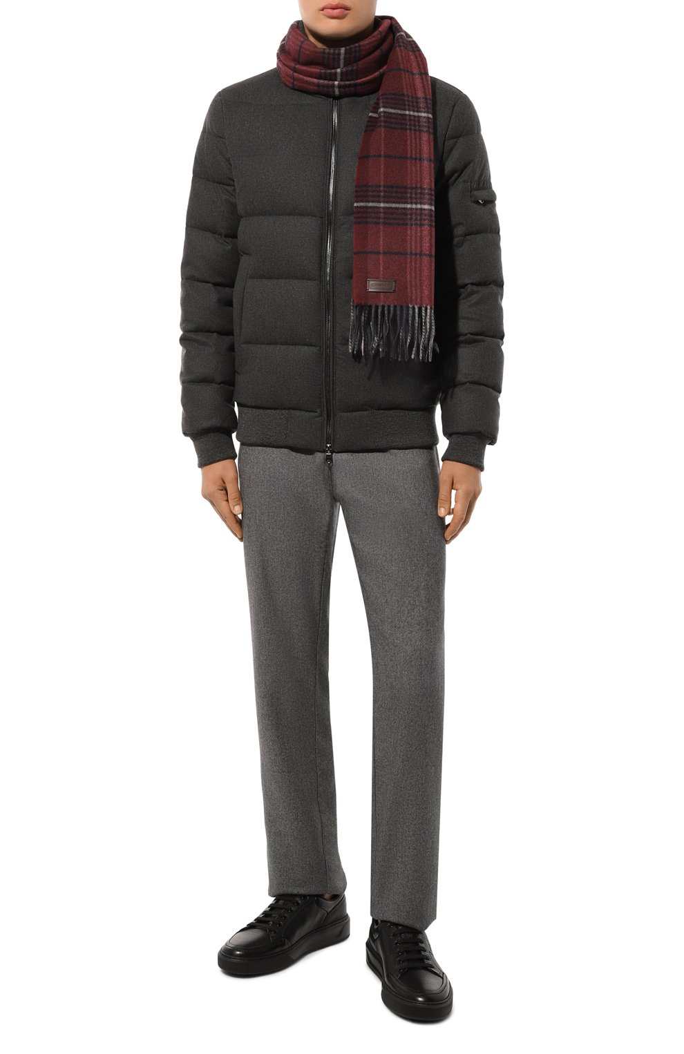 Шерстяной шарф CANALI, арт. 06/TF00290, фото 2