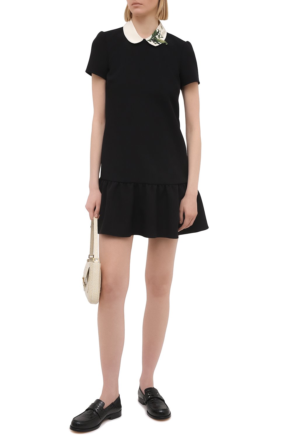Платье REDVALENTINO черного цвета по цене 46950 руб., арт. VR3VAZ69/5MG, фото 2 Платье REDVALENTINO, арт. VR3VAZ69/5MG, фото 2