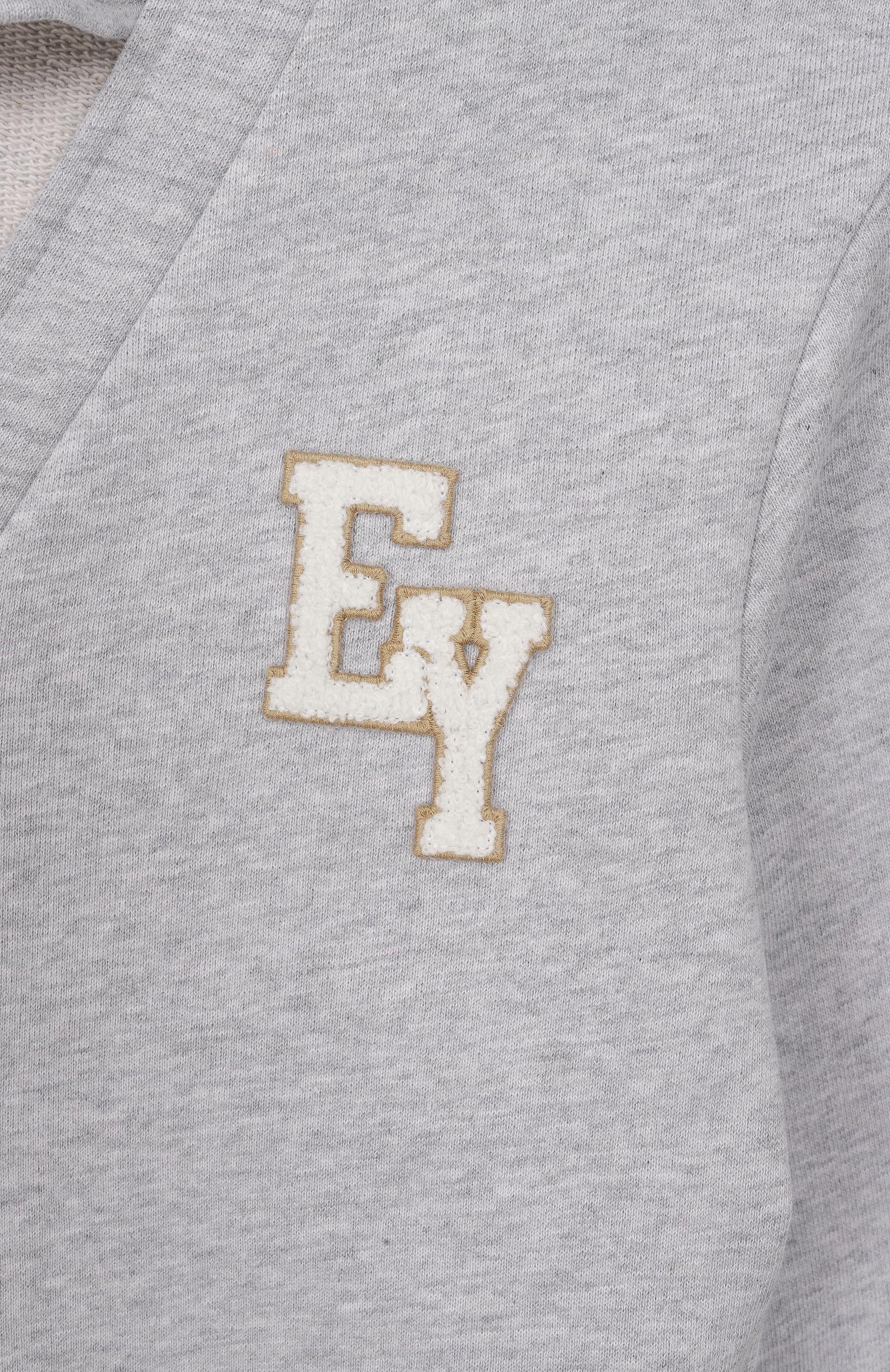 Хлопковая толстовка ELEVENTY серого цвета по цене 18250 руб., арт. EY4P30/Z3716_001, фото 3 Хлопковая толстовка ELEVENTY, арт. EY4P30/Z3716_001, фото 3