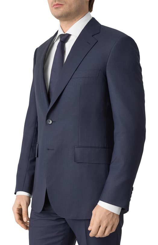 Шерстяной костюм Stefano Ricci M1SF432220/W0017S/64 Синий  M1SF432220/W0017S/64 Фото 3
