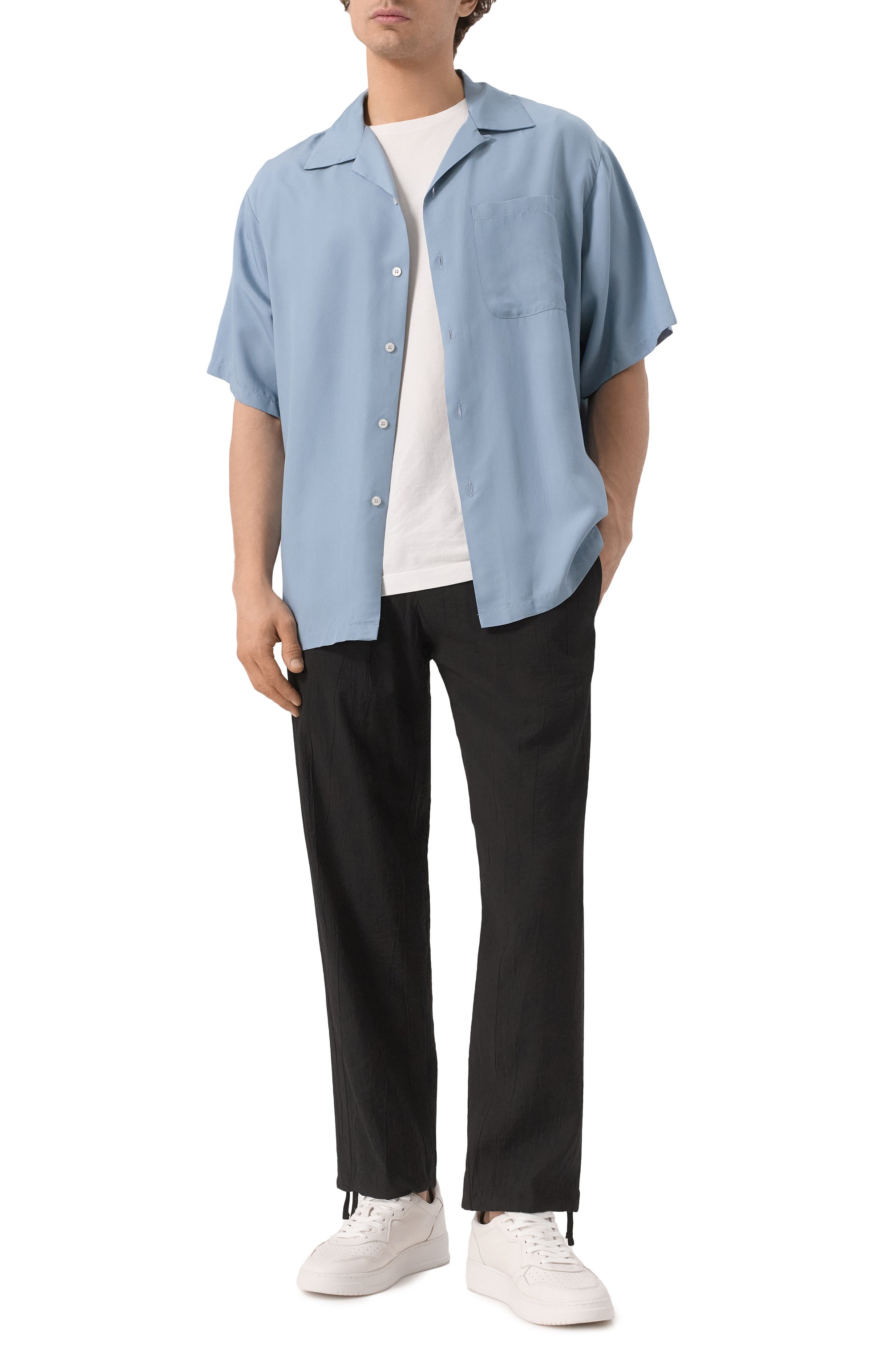 Рубашка из вискозы MSGM, арт. 3840ME03X/257007, фото 2