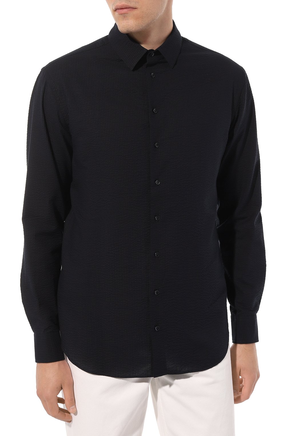 Хлопковая рубашка GIORGIO ARMANI, арт. 8WGCCZ98/TZ272, фото 3