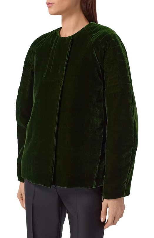 Бархатная куртка Akhmadullina 1226.2K120/V501 Зелёный  1226.2K120/V501 Фото 3