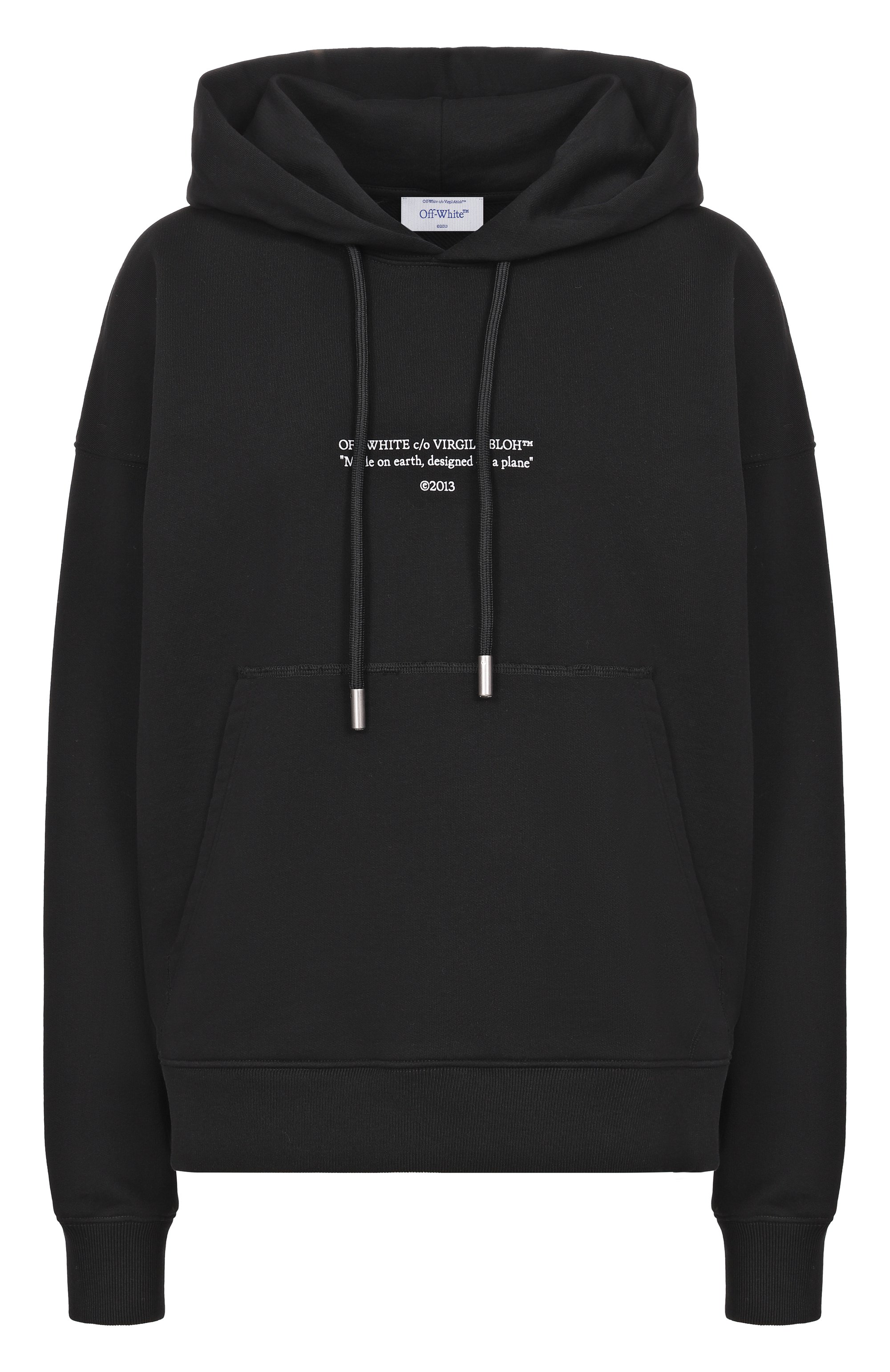 Хлопковое худи OFF-WHITE, арт. 0WBB06DF25FLE004, фото 1