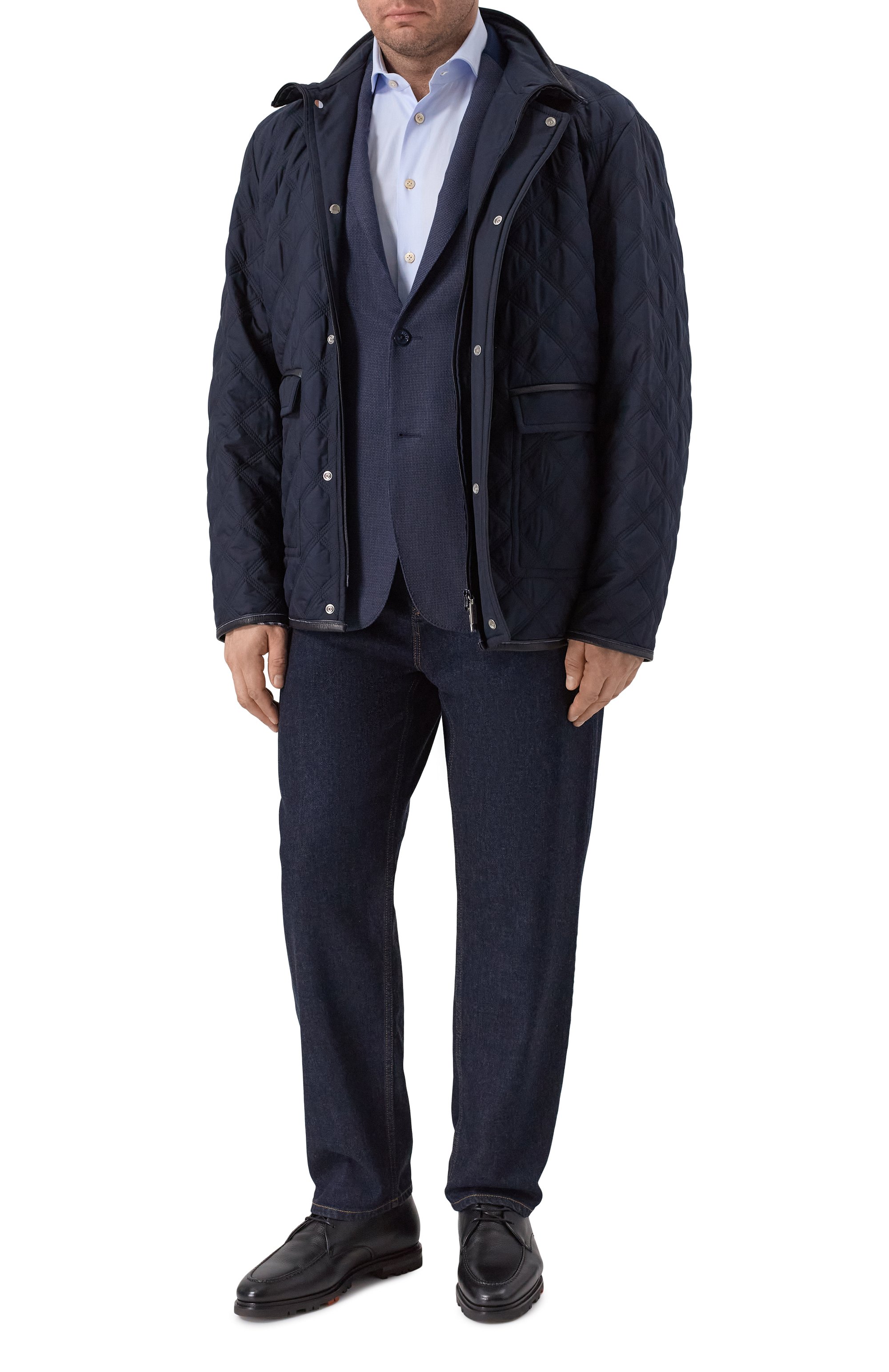 Пиджак из шерсти и шелка ZILLI, арт. MNP-G2W0S-36071/0001, фото 3