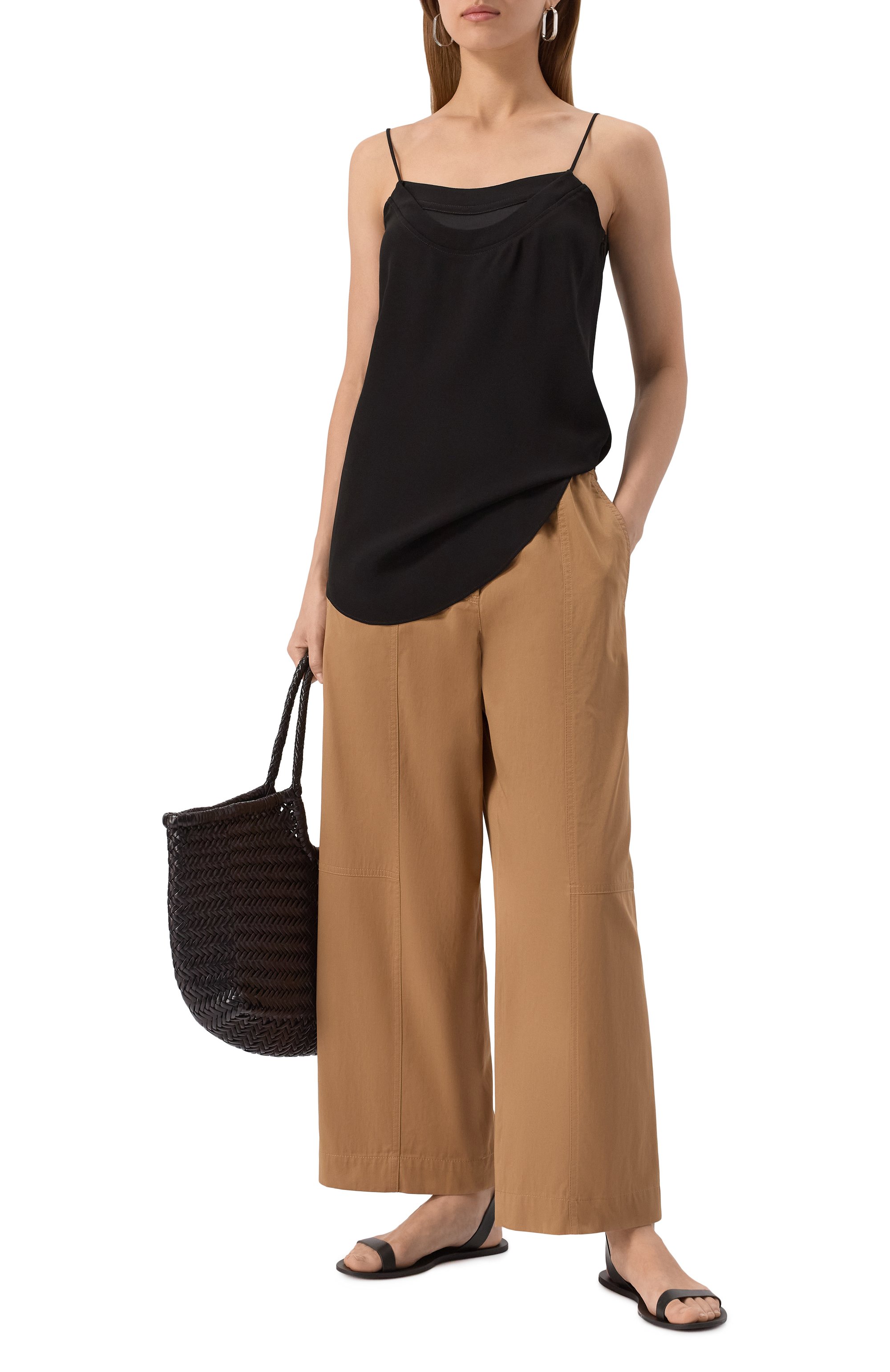 Хлопковые брюки WEEKEND MAX MARA, арт. MILVA, фото 2