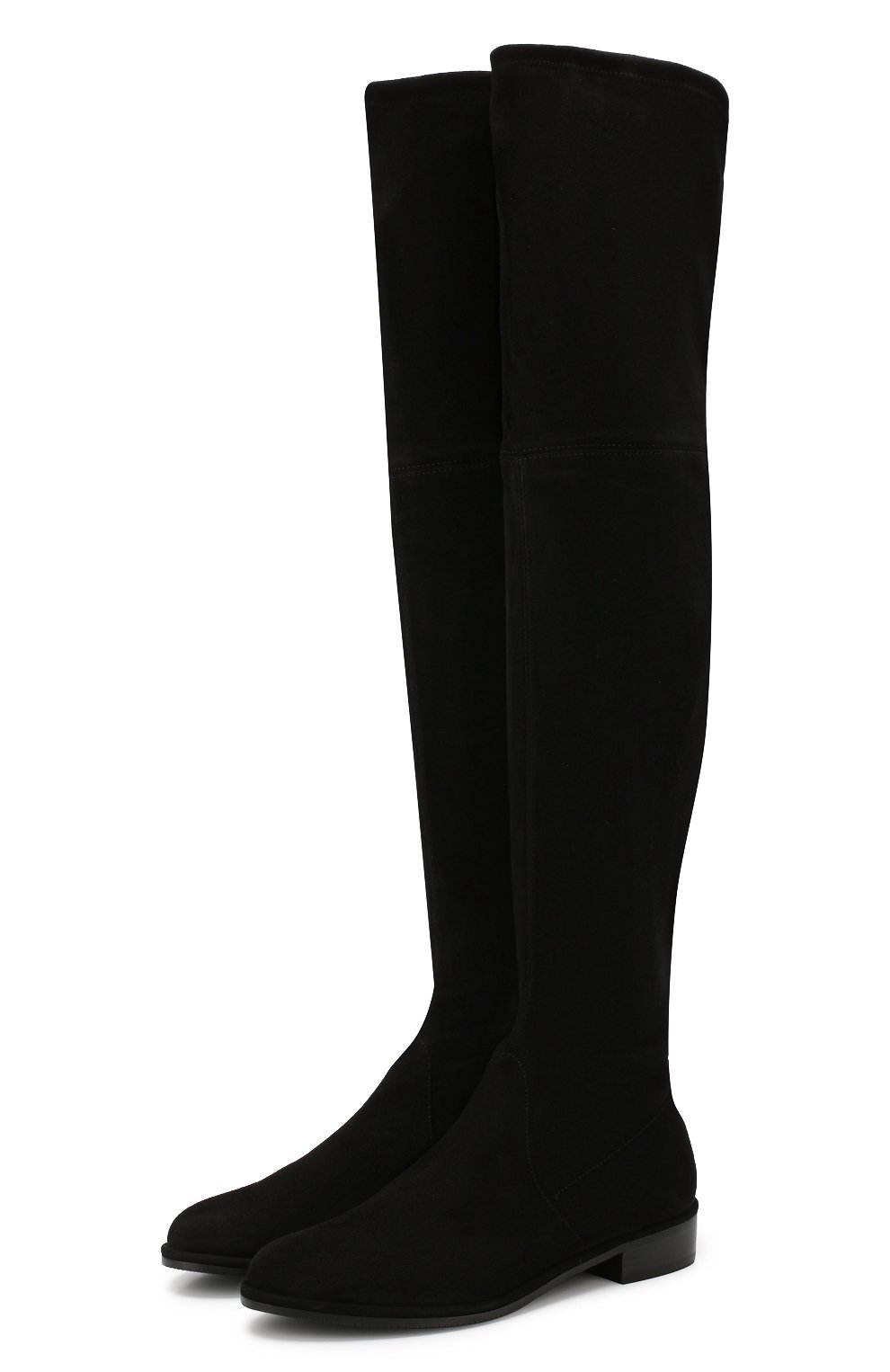 Замшевые ботфорты STUART WEITZMAN, арт. L0WLAND/SUEDE STR, фото 1