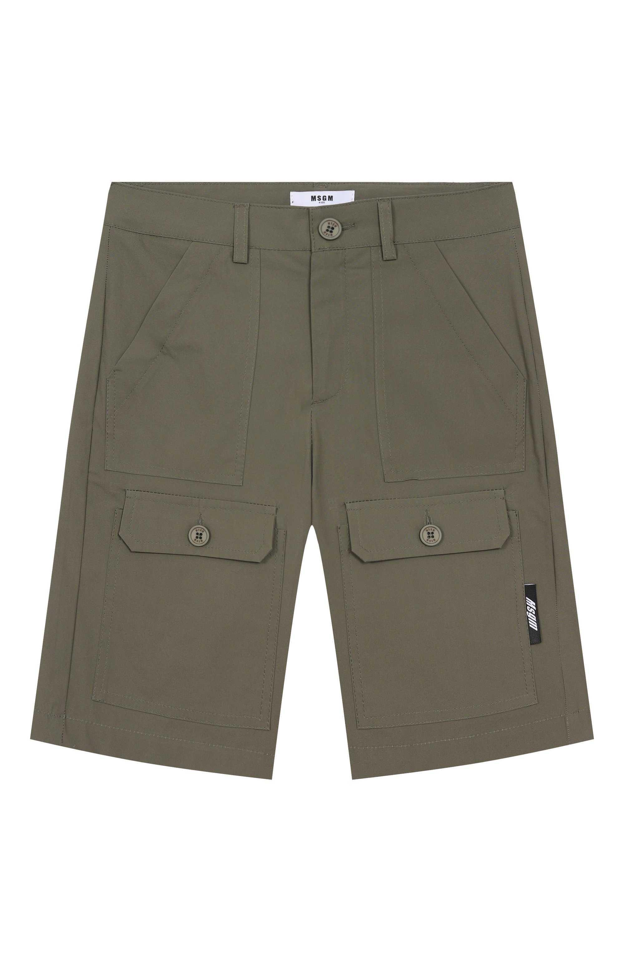 Хлопковые шорты-карго MSGM KIDS, арт. S5MSJBBE025, фото 1