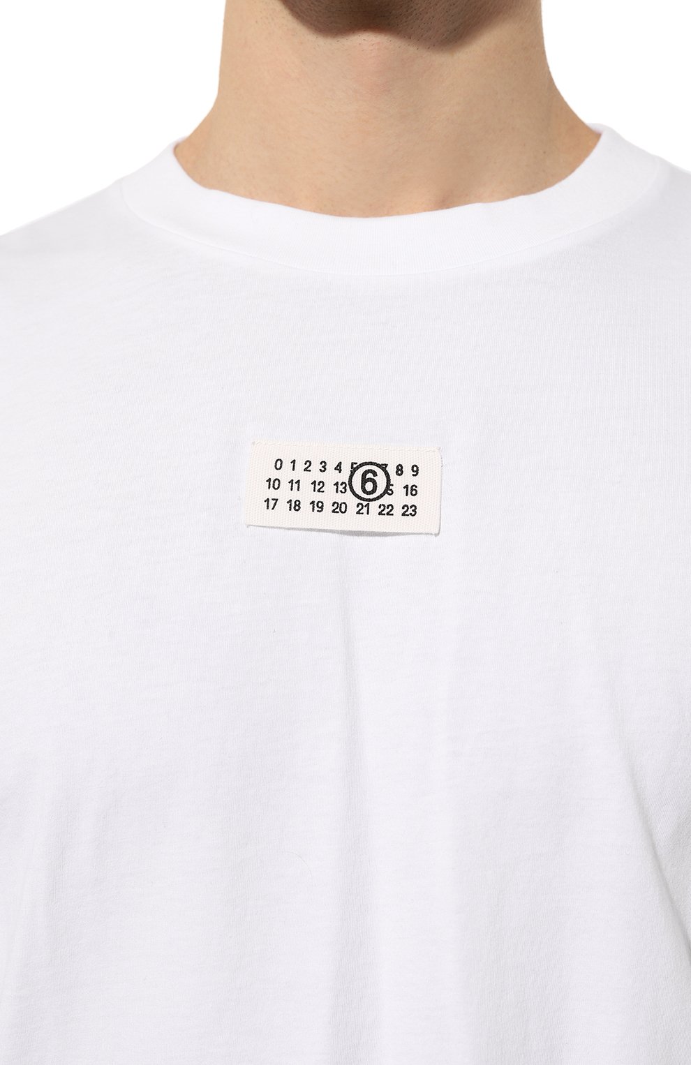 Хлопковая футболка MM6, арт. SH0GC0017/S24312, фото 5