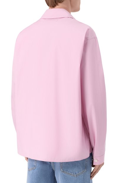 Хлопковая куртка-рубашка MARNI, арт. CUMU0297P0/USCT88, фото 4