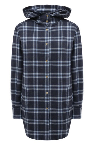 Женская хлопковая рубашка KITON, арт. D54435H0906601