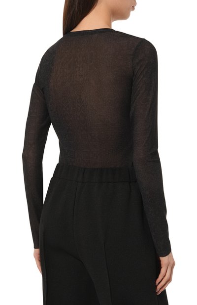 Топ LES BENJAMINS черного цвета по цене 13050 руб., арт. LB22FWGASFULS-005, фото 4 Топ LES BENJAMINS, арт. LB22FWGASFULS-005, фото 4