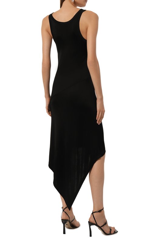 Платье из вискозы Helmut Lang 002HW602 Чёрный  002HW602 Фото 4