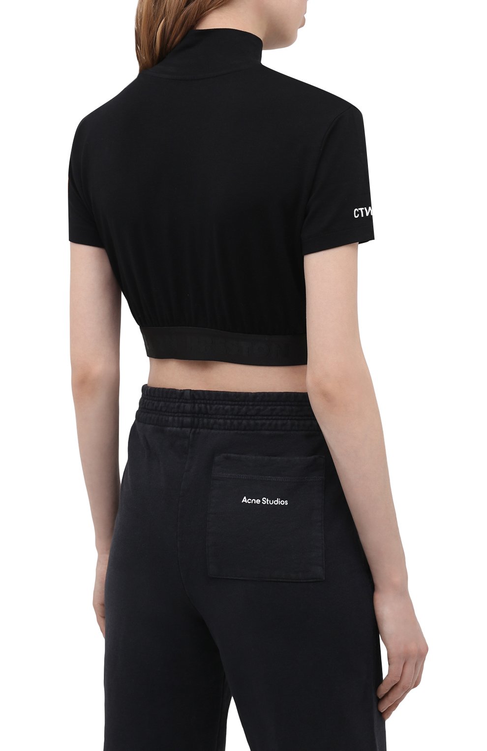 Топ из вискозы HERON PRESTON черного цвета по цене 22600 руб., арт. HWAA029R21JER0011001, фото 4 Топ из вискозы HERON PRESTON, арт. HWAA029R21JER0011001, фото 4