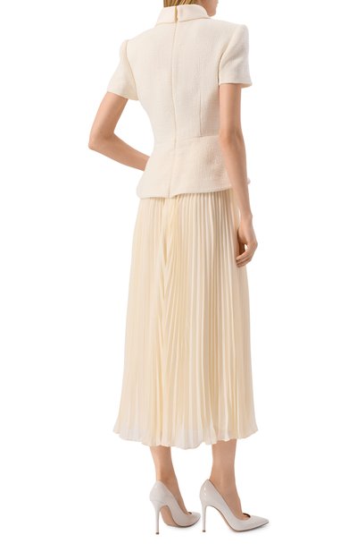 Комбинированное платье SELF-PORTRAIT, арт. RS26161MBC, фото 3