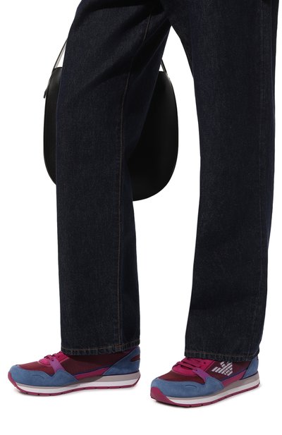Комбинированные кроссовки EMPORIO ARMANI, арт. X3X058/XN730, фото 3