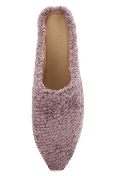 Сабо miska NANUSHKA, арт. MISKA_LAVENDER_FAUX FUR, фото 5