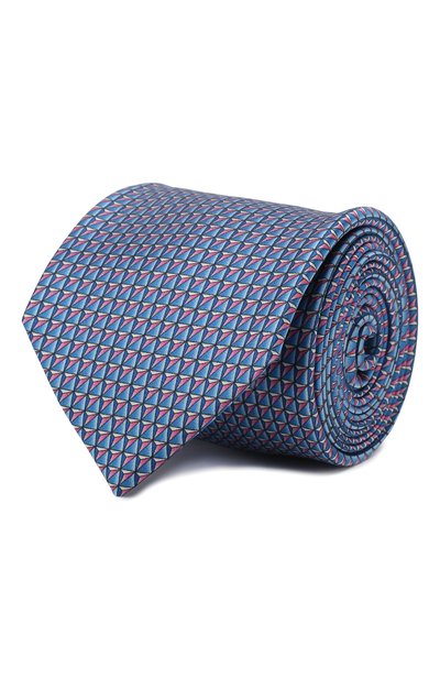 Мужской шелковый галстук ZILLI, арт. 50588/TIES