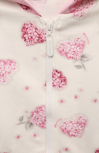 Хлопковая толстовка MONNALISA, арт. 39D800, фото 3