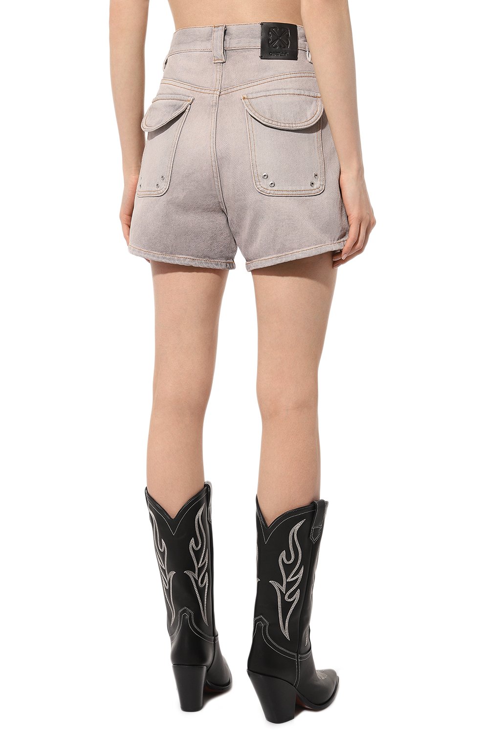 Джинсовые шорты OFF-WHITE, арт. 0WYC016S24DEN001, фото 4