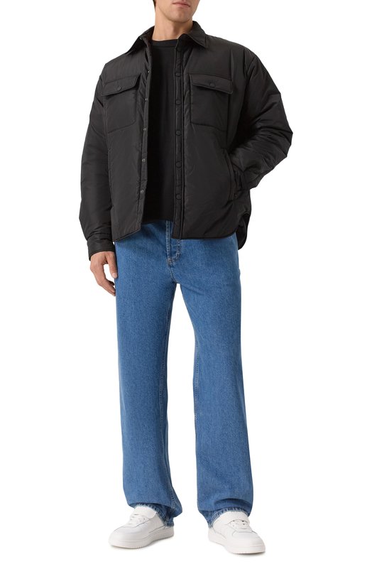 Утепленная куртка-рубашка Dsquared2 S74DM0944/S53817 Чёрный  S74DM0944/S53817 Фото 2