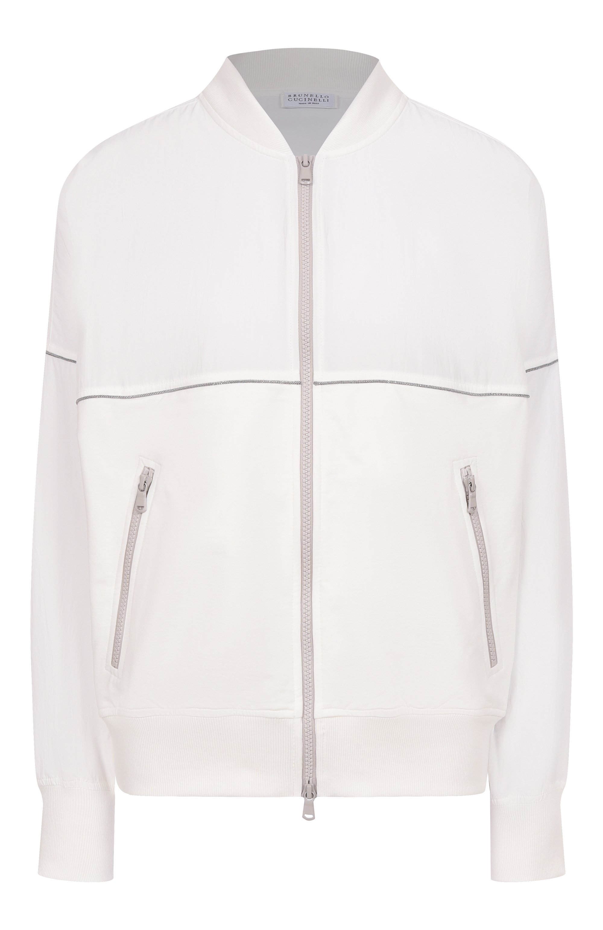 Хлопковый бомбер BRUNELLO CUCINELLI, арт. MH827VE706, �фото 1