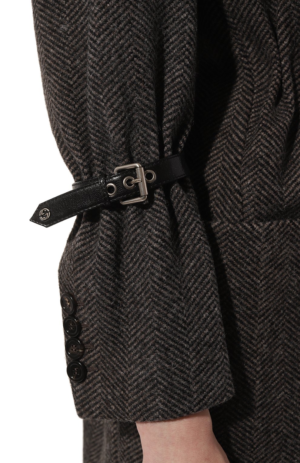 Шерстяное пальто GUCCI, арт. 664580 Z8AQ7, фото 5