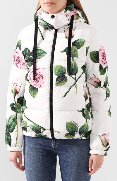 Пуховая куртка DOLCE & GABBANA белого цвета по цене 275000 руб., арт. F9G93T/G7VDP, фото 3 Пуховая куртка DOLCE & GABBANA, арт. F9G93T/G7VDP, фото 3