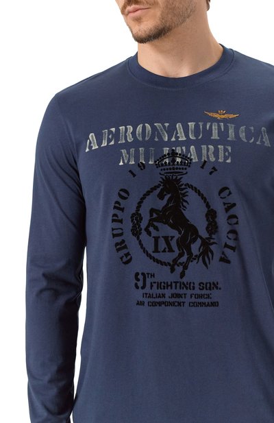 Хлопковый лонгслив AERONAUTICA MILITARE, арт. TS2471UJ00641, фото 5