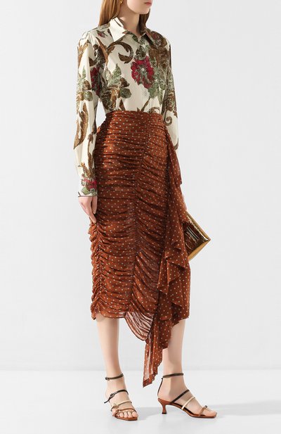 Хлопковая рубашка DRIES VAN NOTEN, арт. 201-10758-9401, фото 2