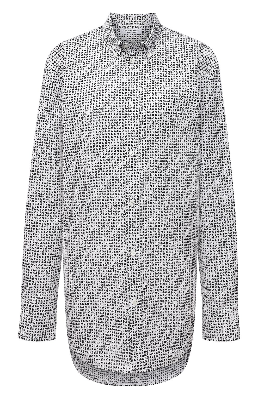 Хлопковая рубашка BALENCIAGA, арт. 658956/TKL40, фото 1
