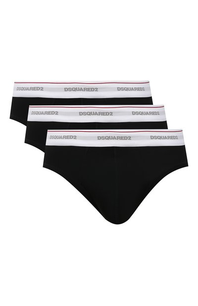 Мужские комплект из трех хлопковых брифов DSQUARED2, арт. DCX610040