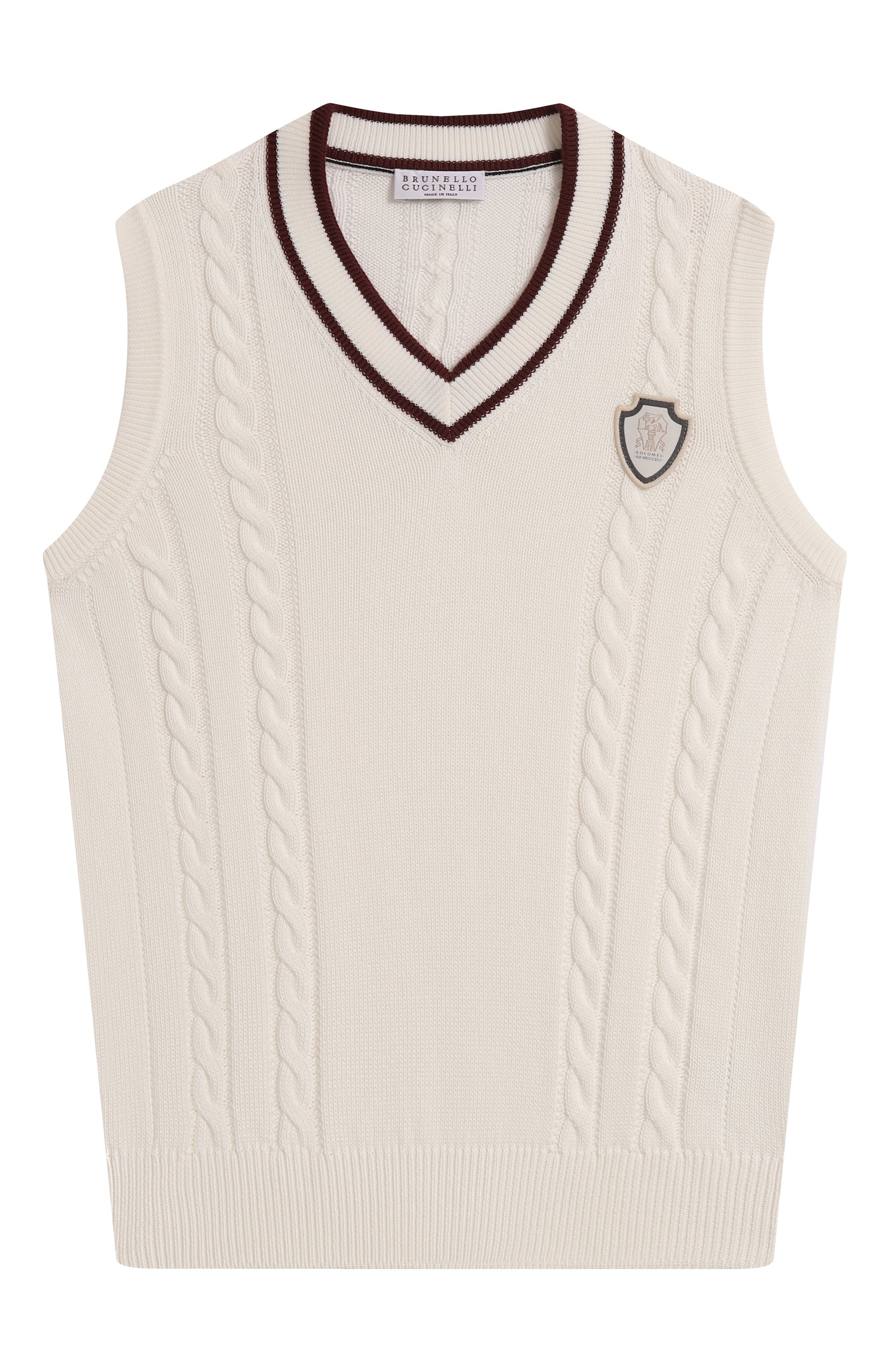 Хлопковый жилет BRUNELLO CUCINELLI, арт. B2873817TB, фото 1