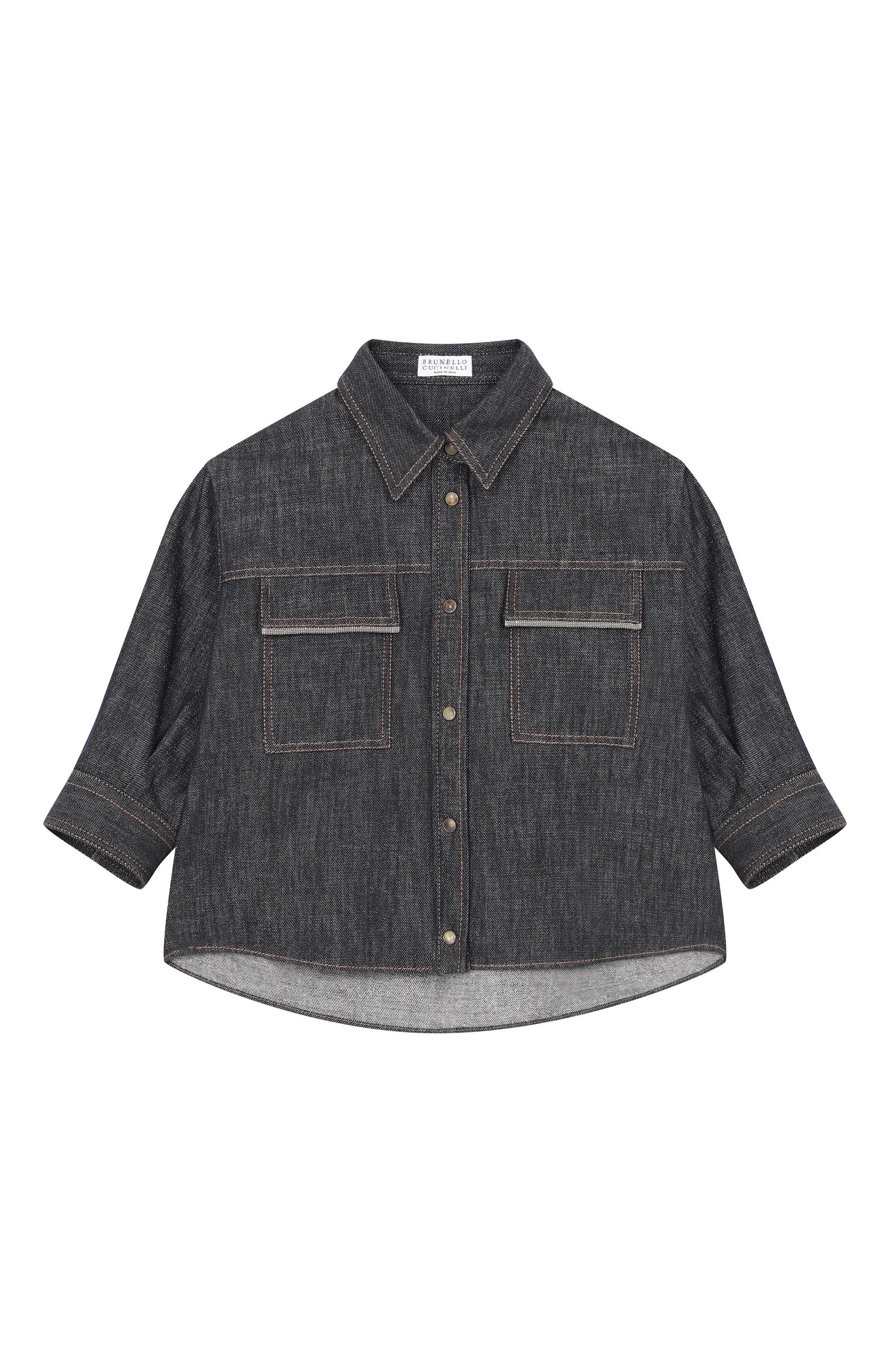 Джинсовая рубашка BRUNELLO CUCINELLI, арт. BB148C864C, фото 1