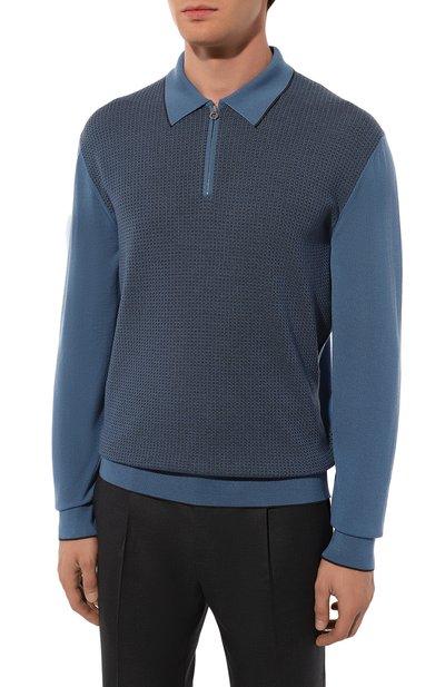 Поло из шерсти и шелка STEFANO RICCI, арт. KE06007AZ1/E24303, фото 3