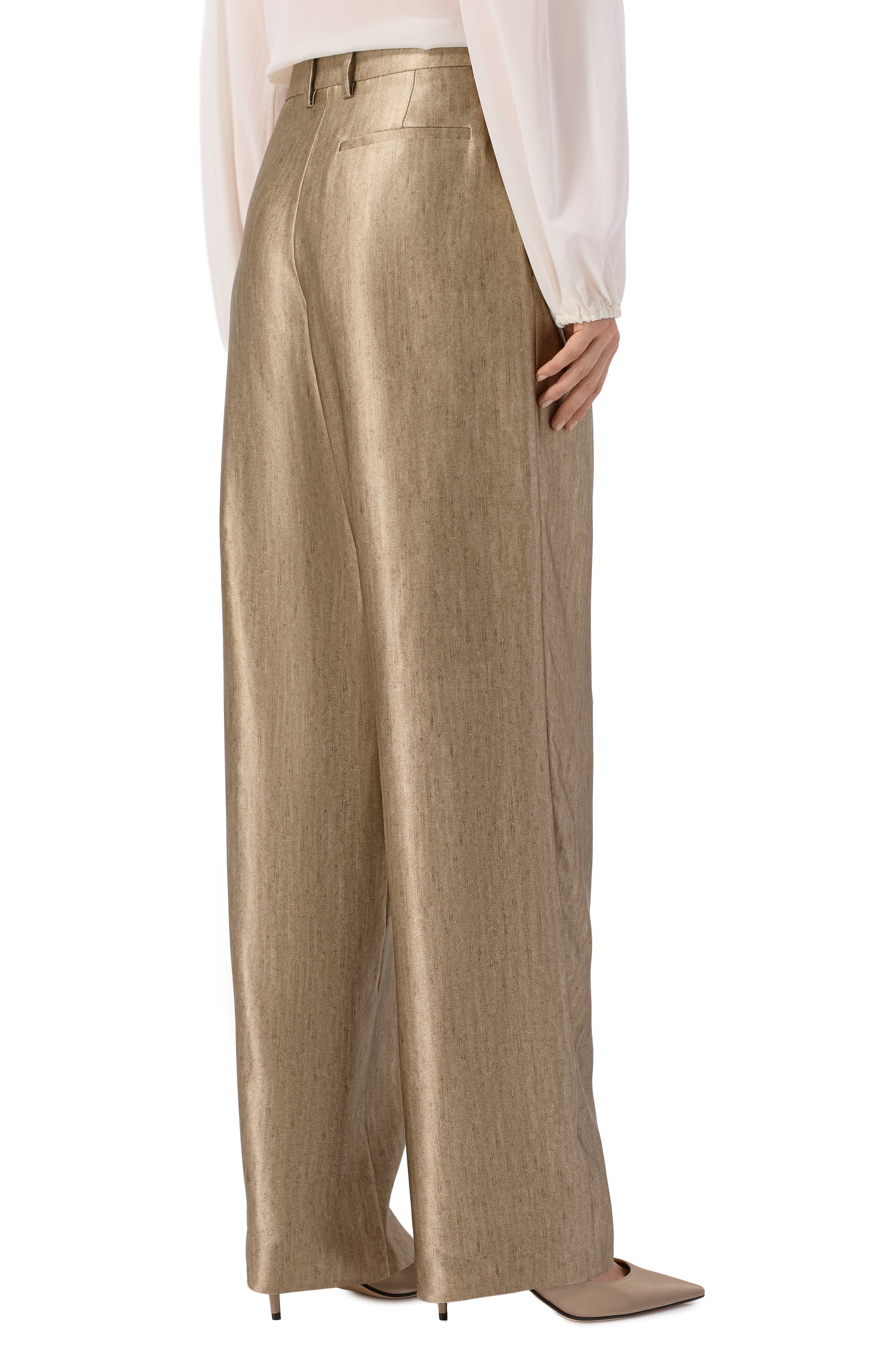 Шелковые брюки GIORGIO ARMANI, арт. GW002793/TE20145, фото 4