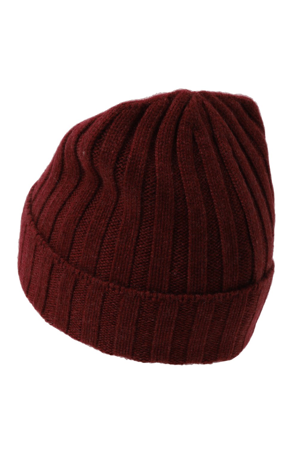Кашемировая шапка BRUNELLO CUCINELLI бордового цвета по цене 24200 руб., арт. B22M90008A, фото 2 Кашемировая шапка BRUNELLO CUCINELLI, арт. B22M90008A, фото 2