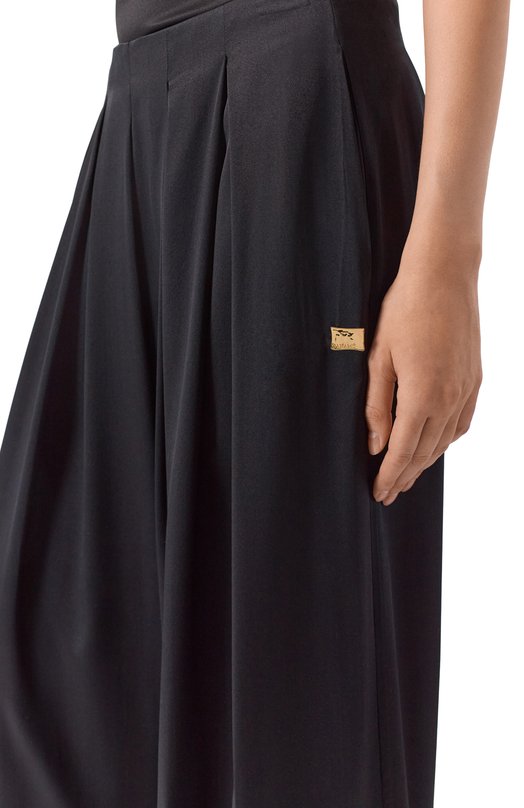 Атласные брюки Daname 326SS3808S Чёрный  326SS3808S Фото 5