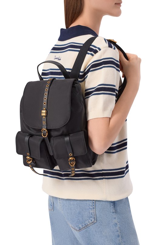 Рюкзак Classic medium Pinko 106051/A358 Чёрный  106051/A358 Фото 2