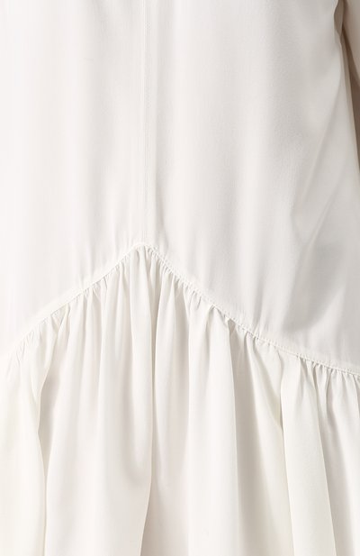 Однотонное мини-платье с оборками и драпировкой PRADA, арт. P35R0-1H51-F0304, фото 5