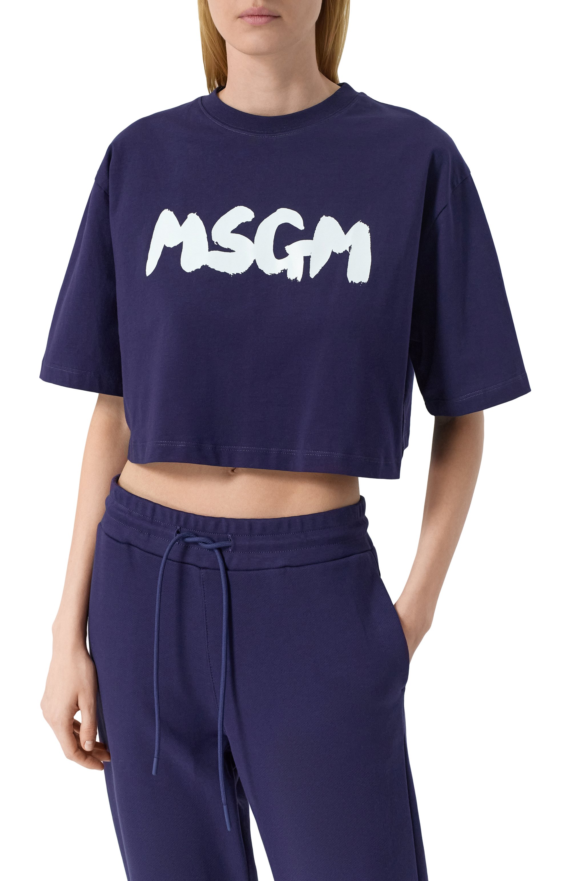 Хлопковая футболка MSGM, арт. 3841MDM100/257002, фото 3