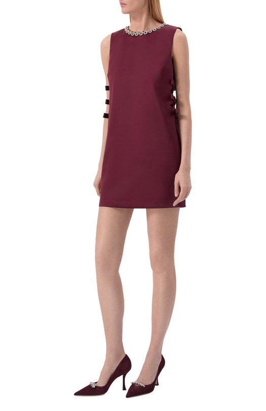 Замшевые туфли Belinda 90 Jimmy Choo BELINDAPUMP90SUE Бордовый  BELINDAPUMP90SUE Фото 3