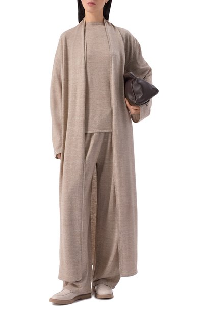 Женский кардиган из шерсти и льна 12 STOREEZ, арт. 136427