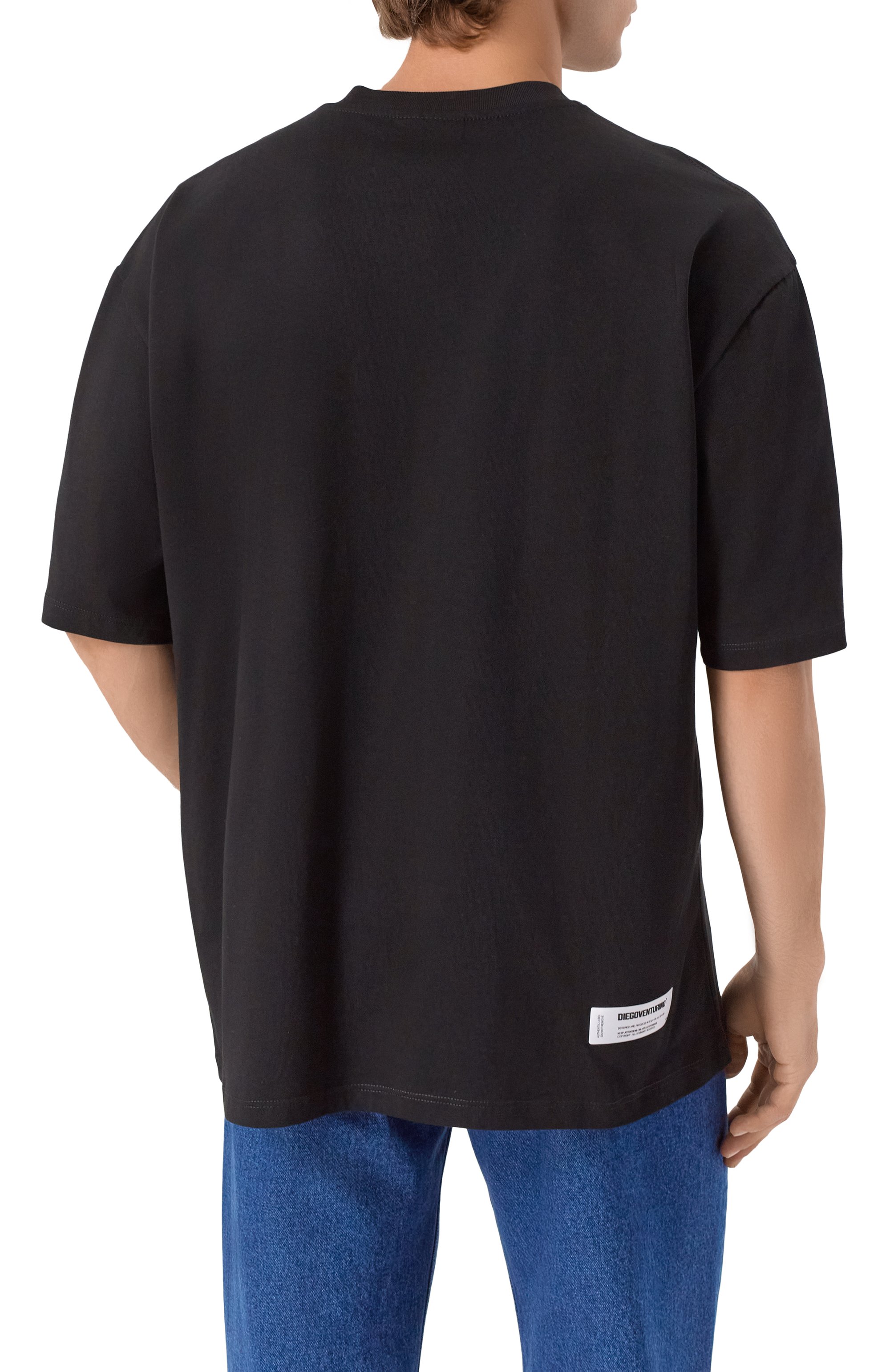 Хлопковая футболка DIEGO VENTURINO, арт. DVTS02W0W, фото 3