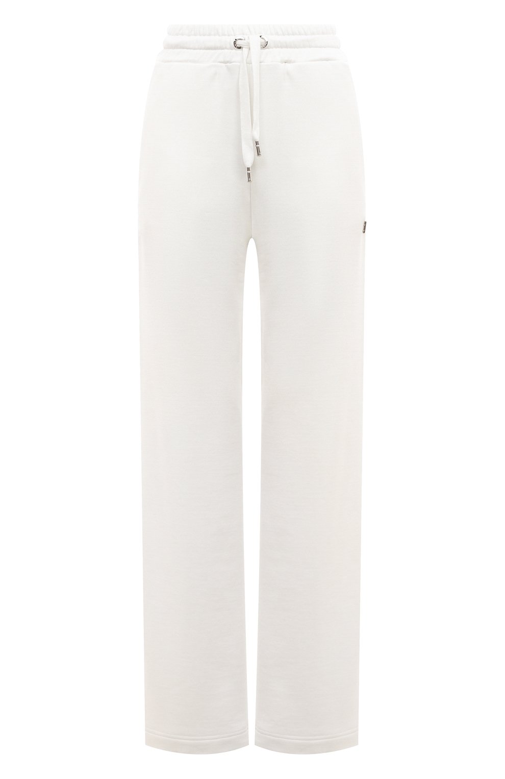 Хлопковые брюки DOLCE & GABBANA белого цвета по цене 93000 руб., арт. FTCYYT/GDCDR, фото 1 Хлопковые брюки DOLCE & GABBANA, арт. FTCYYT/GDCDR, фото 1