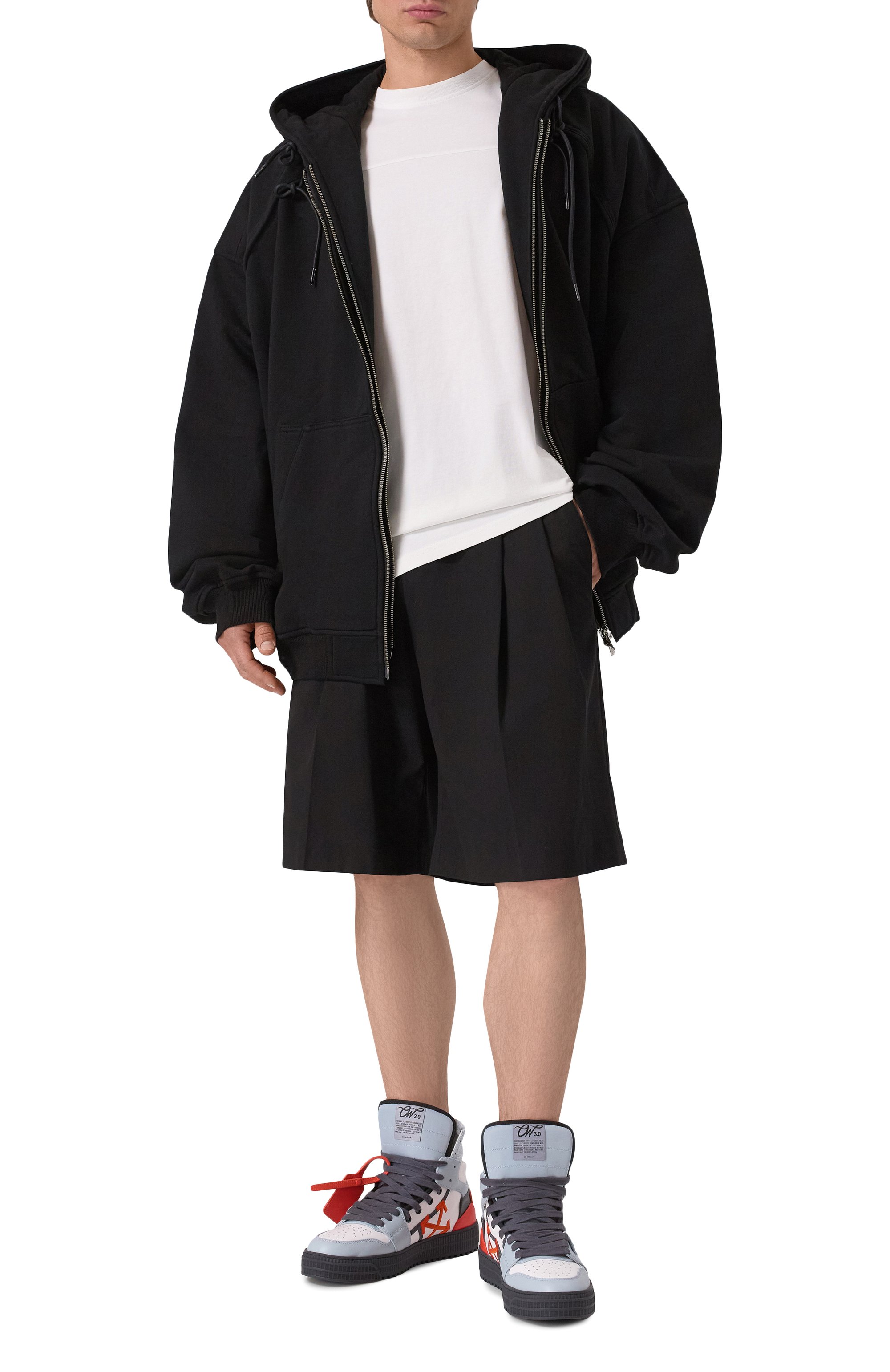 Комбинированные кеды 3.0 off court courtesy OFF-WHITE, арт. 0MIA065S25LEA0034020, фото 2