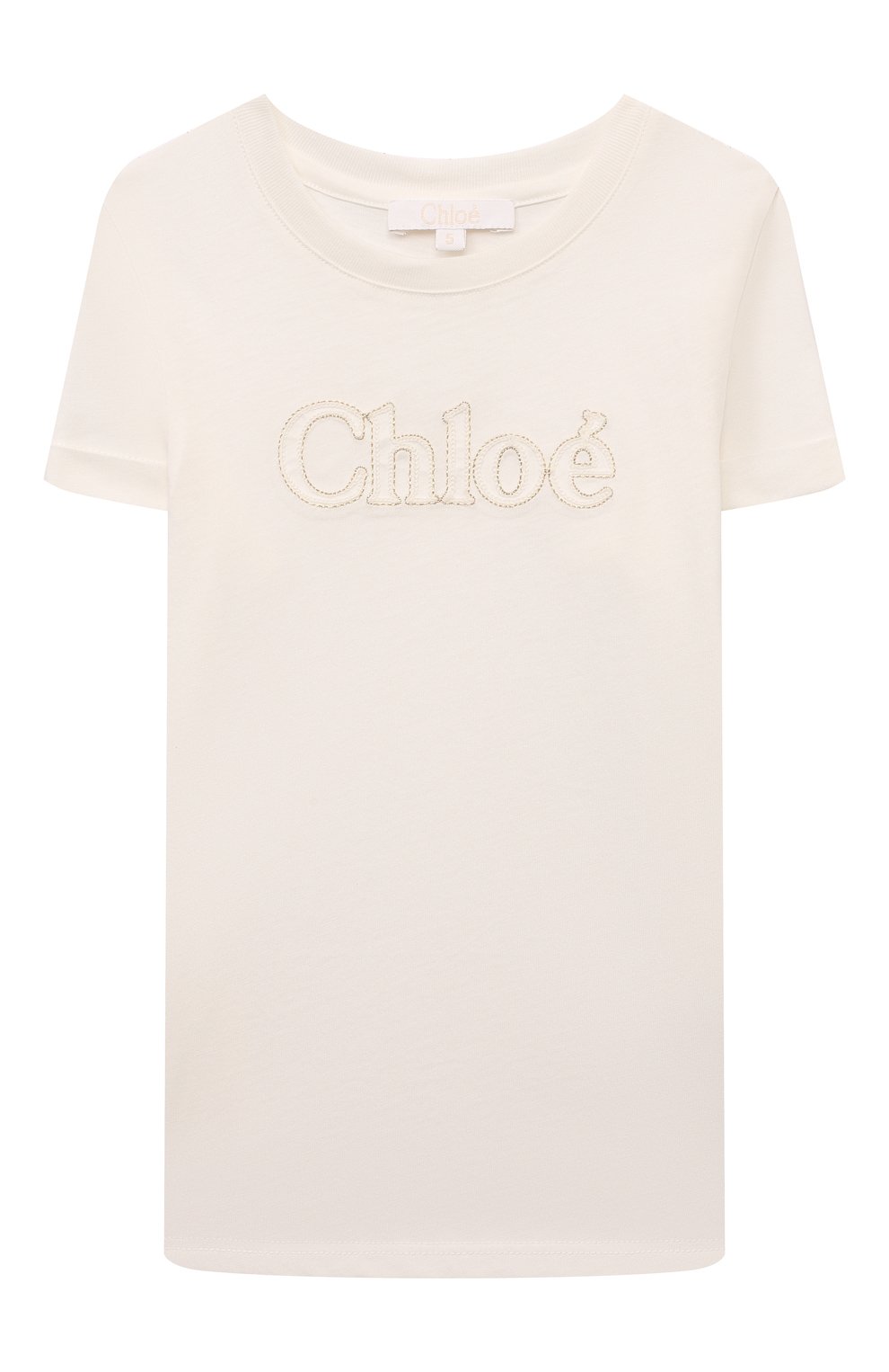 Хлопковая футболка CHLOÉ, арт. C20110/2A-5A, фото 1